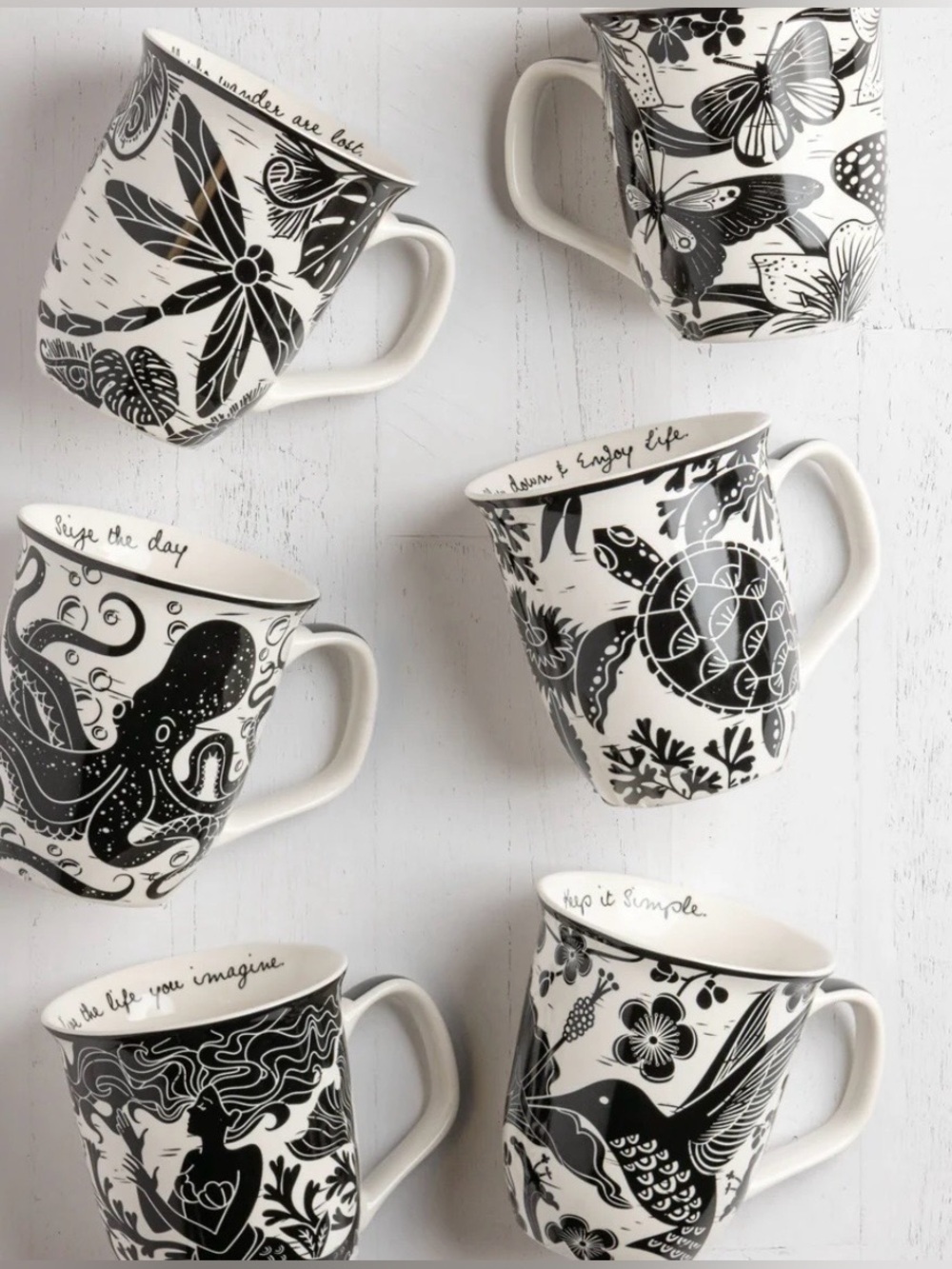 Karma Flamingo Hobo Coffee Tea Mug Cup NEW WITH TAGS “Find Balance” - Picture 7 of 13
